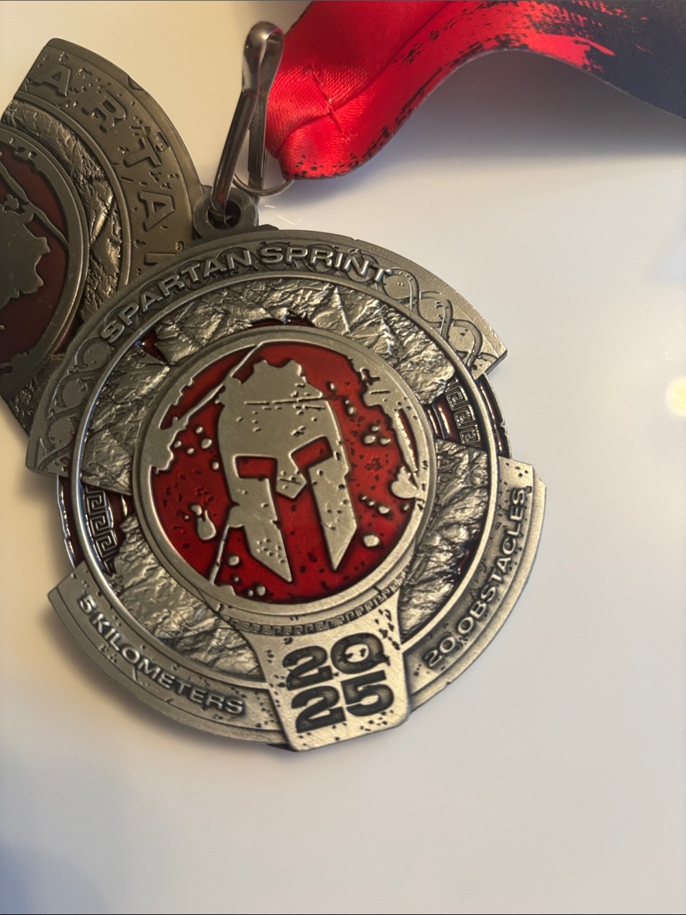 Spartan Race Sprint 5k Finisher Medal 2025